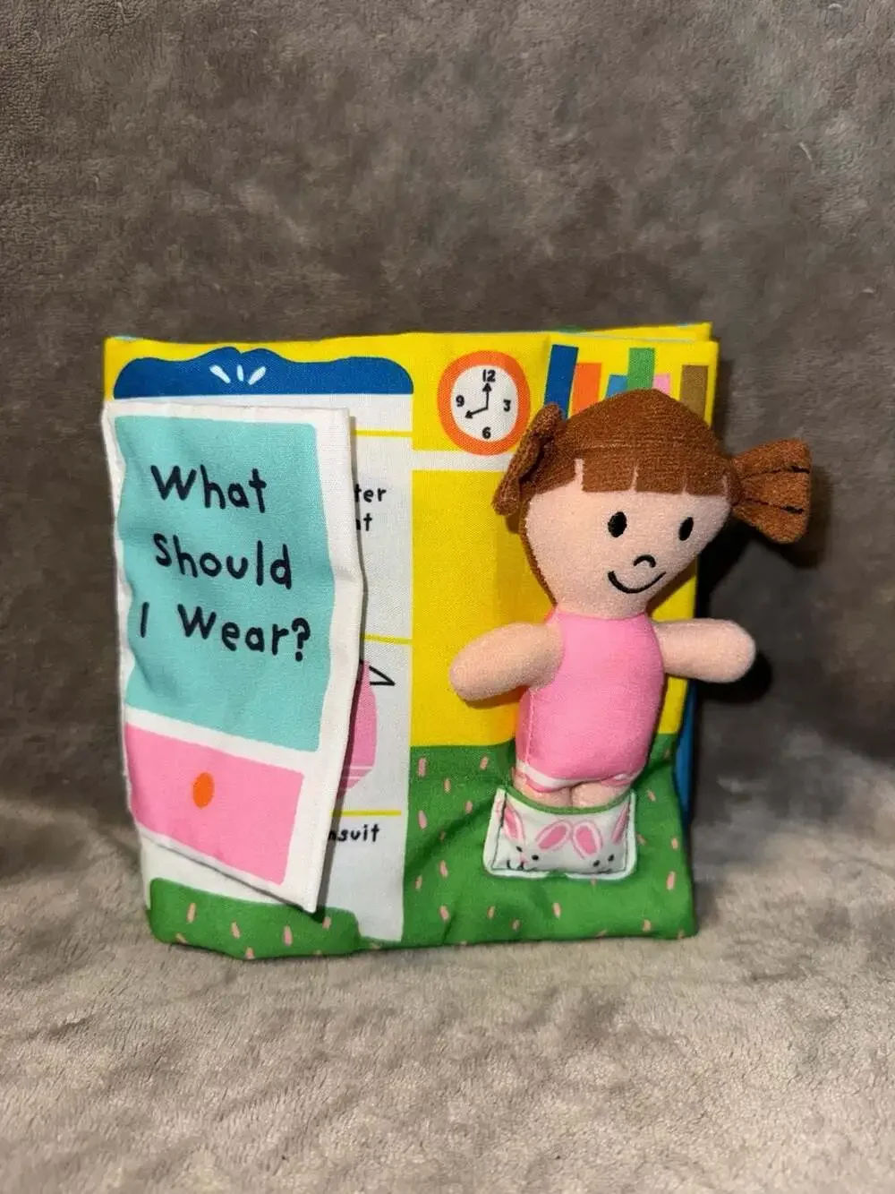 Melissa & Doug K's Kids What Should I Wear? Soft Activity Baby Book